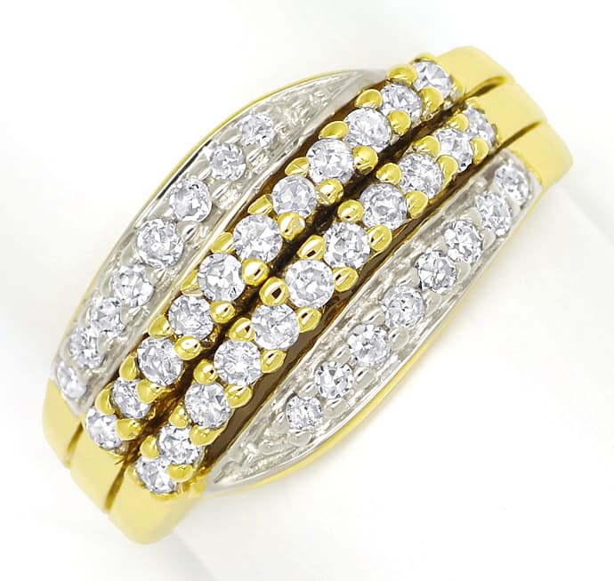 Foto 2 - Dekorativer Damenring mit 0,5ct Diamanten in 585er Gold, S1463