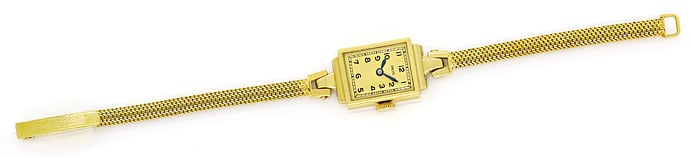 Foto 1 - Orlys Vintage Damen-Armbanduhr in 585er Gelbgold, U2616